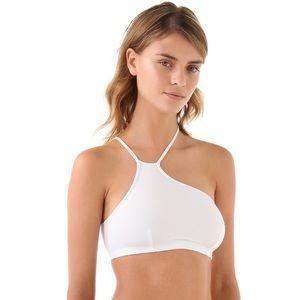 Helmut Lang White Asymmetric Bra Sz S
